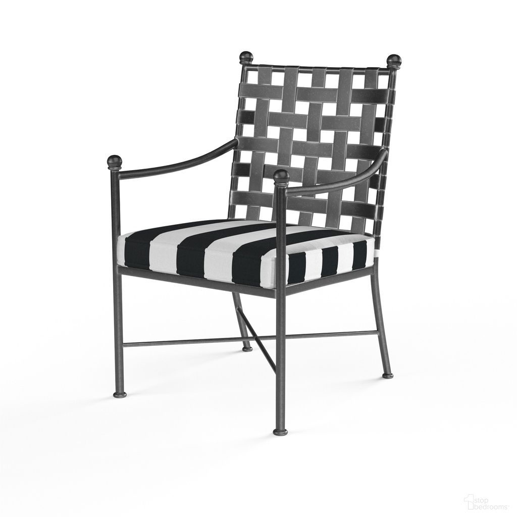 The appearance of Provence Dining Chair in Cabana Classic designed by Sunset West in the traditional interior design. This cabana classic piece of furniture  was selected by 1StopBedrooms from Provence Collection to add a touch of cosiness and style into your home. Sku: SW3201-1-58030. Material: Wrought Iron.