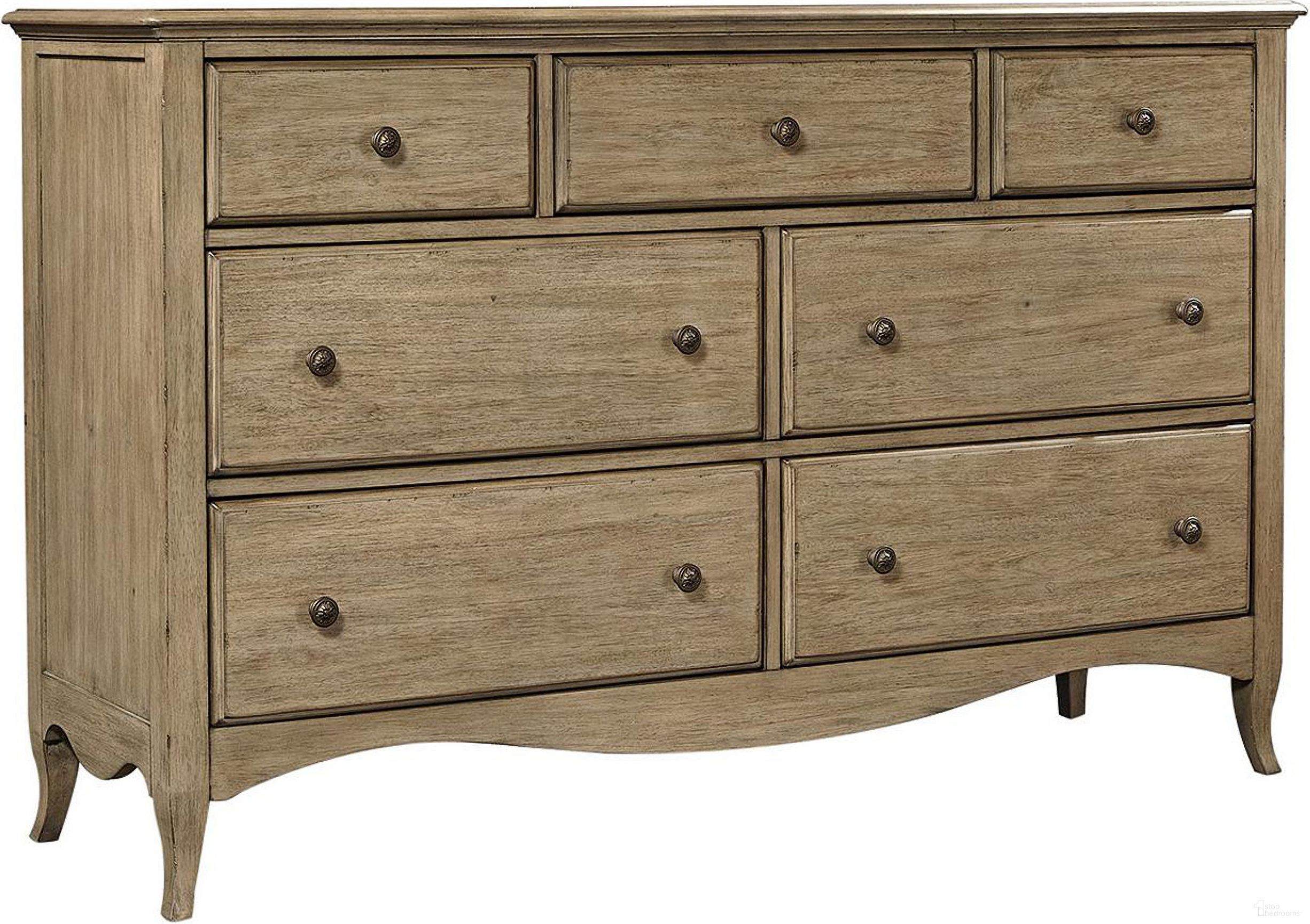 The appearance of Provence Dresser In Patine designed by Aspenhome in the traditional interior design. This patine piece of furniture was selected by 1StopBedrooms from Provence Collection to add a touch of cosiness and style into your home. Sku: I222-453-1. Material: Wood.