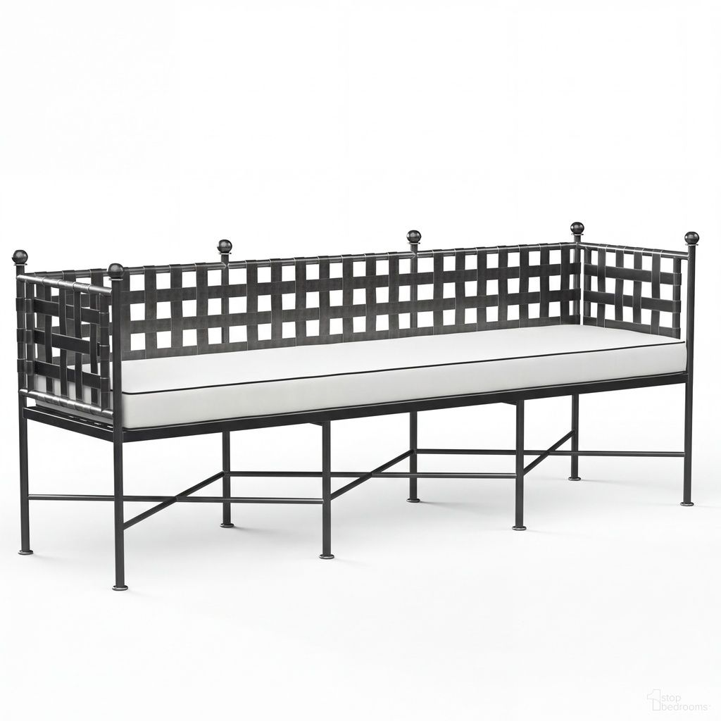 The appearance of Provence Garden Bench in Canvas Natural designed by Sunset West in the traditional interior design. This canvas natural piece of furniture was selected by 1StopBedrooms from Provence Collection to add a touch of cosiness and style into your home. Sku: SW3201-BNCH-5404. Material: Wrought Iron.