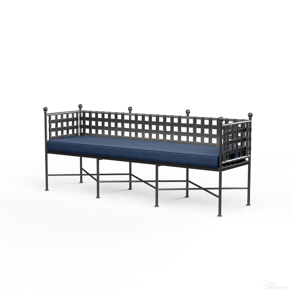 The appearance of Provence Garden Bench in Spectrum Indigo designed by Sunset West in the traditional interior design. This spectrum indigo piece of furniture was selected by 1StopBedrooms from Provence Collection to add a touch of cosiness and style into your home. Sku: SW3201-BNCH-48080. Material: Wrought Iron.
