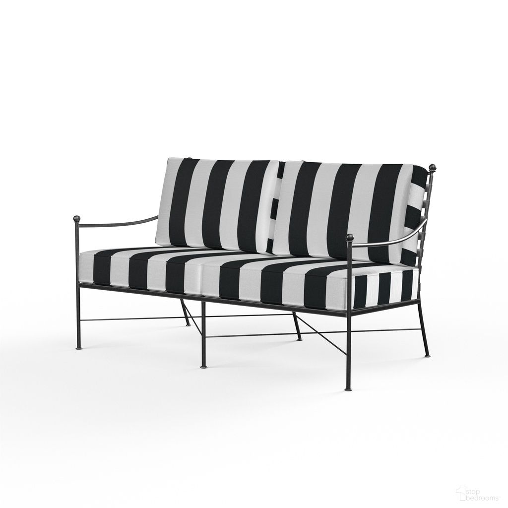 The appearance of Provence Loveseat in Cabana Classic designed by Sunset West in the traditional interior design. This cabana classic piece of furniture  was selected by 1StopBedrooms from Provence Collection to add a touch of cosiness and style into your home. Sku: SW3201-22-58030. Material: Wrought Iron.