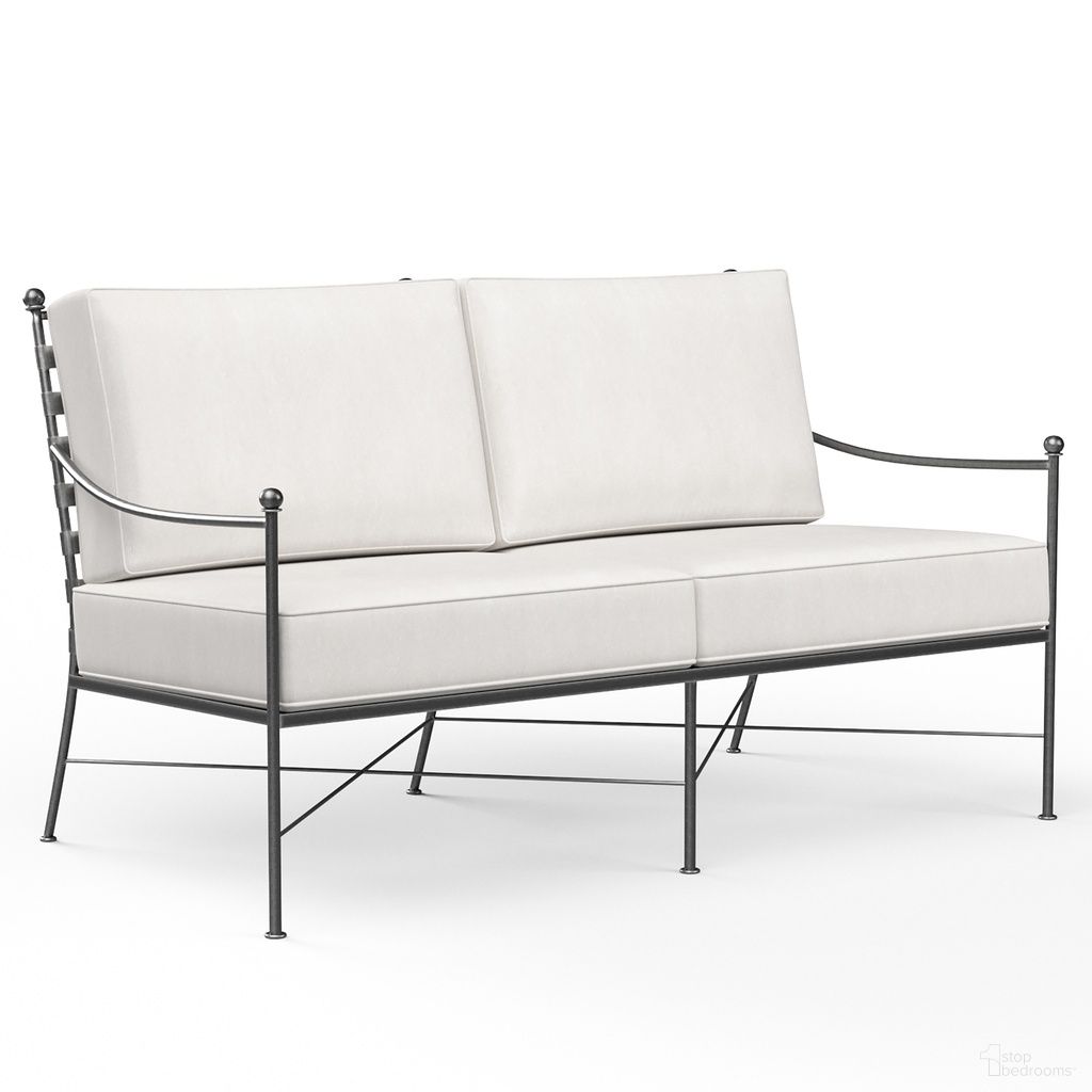 The appearance of Provence Loveseat in Canvas Flax designed by Sunset West in the traditional interior design. This canvas flax piece of furniture was selected by 1StopBedrooms from Provence Collection to add a touch of cosiness and style into your home. Sku: SW3201-22-FLAX-STKIT. Material: Wrought Iron.