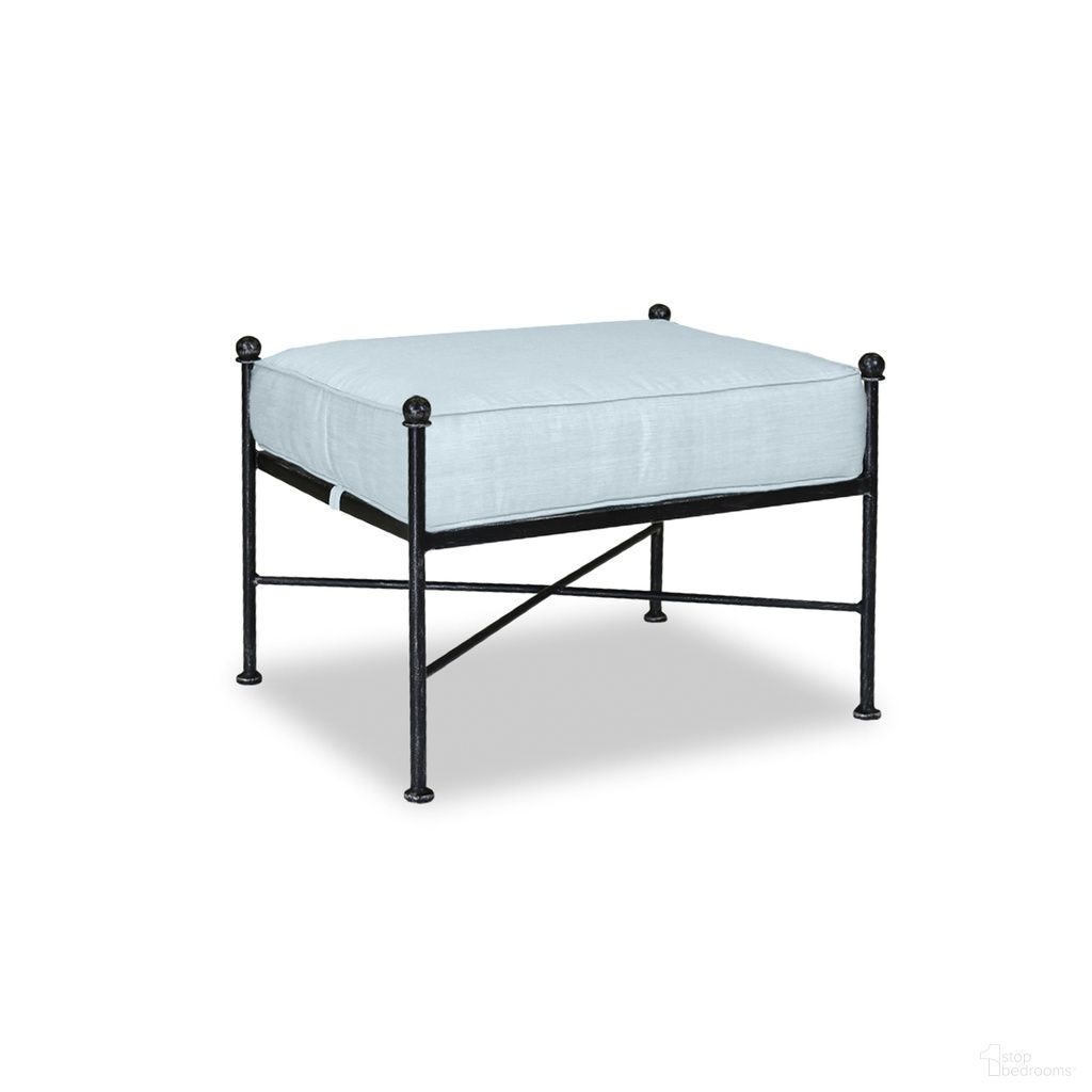 The appearance of Provence Ottoman in Canvas Skyline designed by Sunset West in the traditional interior design. This canvas skyline piece of furniture was selected by 1StopBedrooms from Provence Collection to add a touch of cosiness and style into your home. Sku: SW3201-OTT-14091. Material: Wrought Iron.
