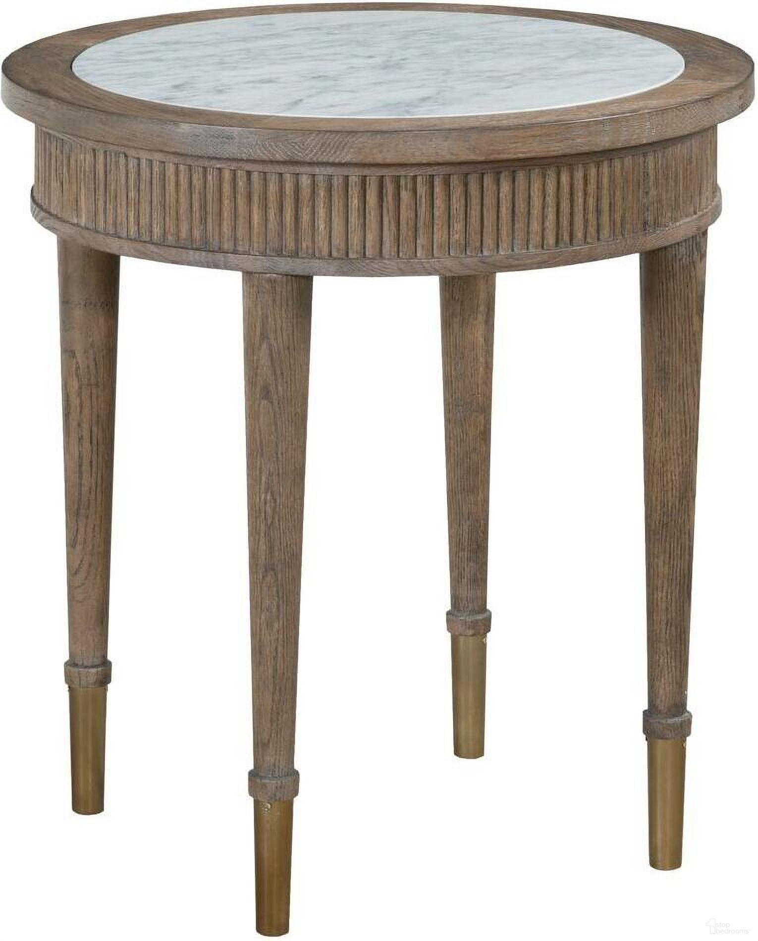 Provence Round End Table In Sandstone