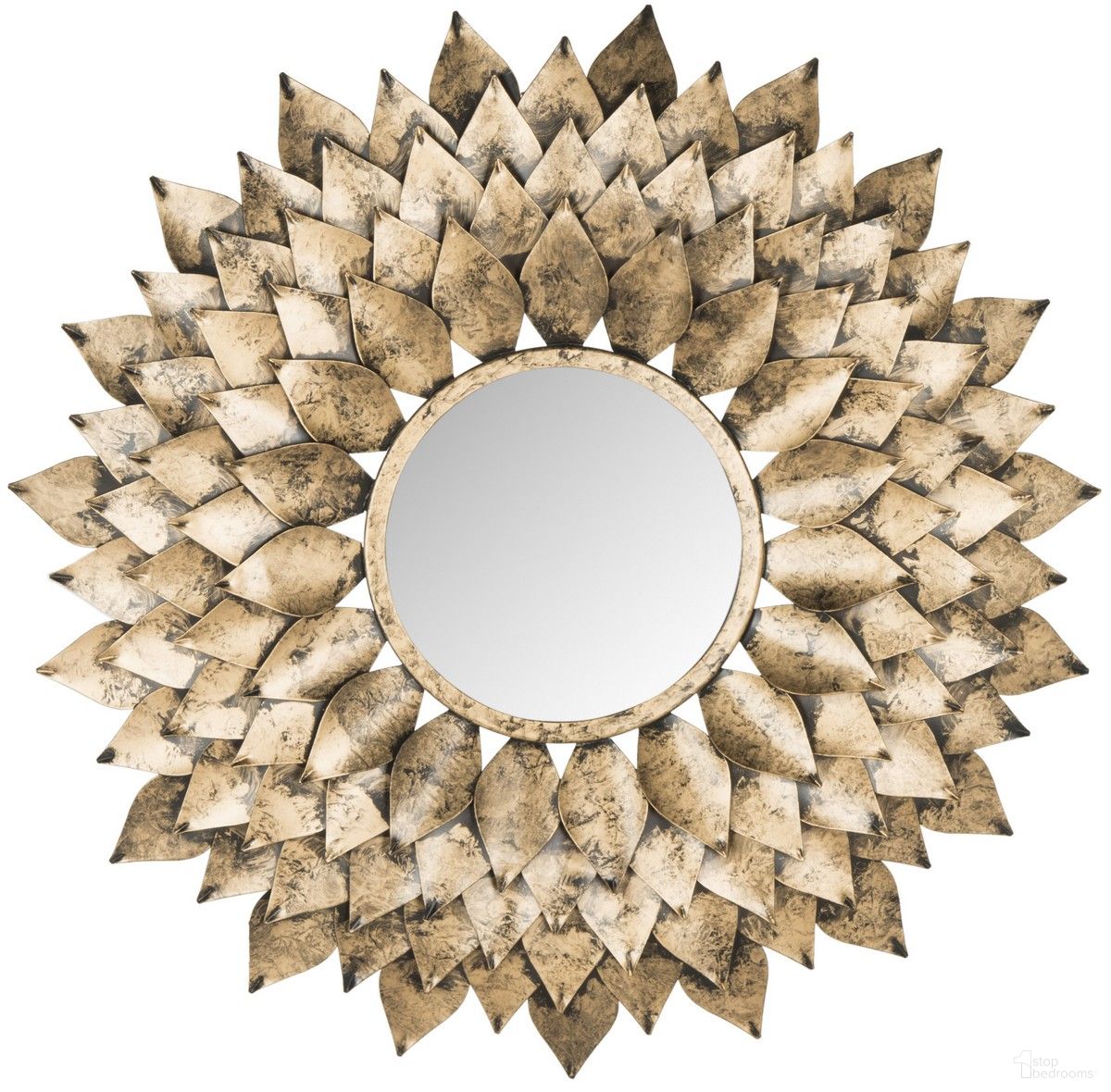 The appearance of Provence Sunburst Mirror designed by Safavieh in the traditional interior design. This gold piece of furniture was selected by 1StopBedrooms from Provence Collection to add a touch of cosiness and style into your home. Sku: MIR4041A. Material: Iron.