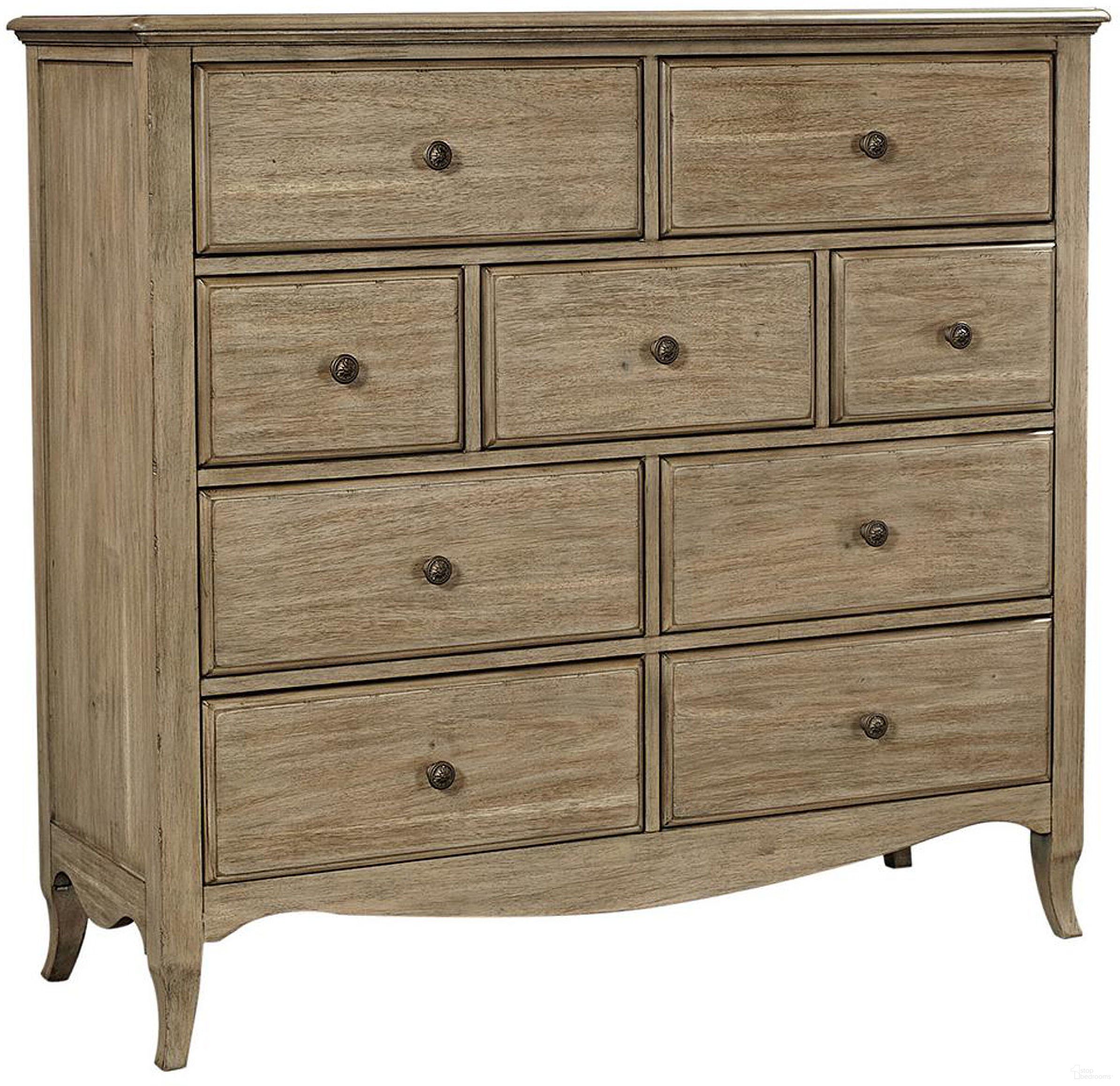 The appearance of Provence Tall Chesser In Patine designed by Aspenhome in the traditional interior design. This patine piece of furniture was selected by 1StopBedrooms from Provence Collection to add a touch of cosiness and style into your home. Sku: I222-489-1. Material: Wood.