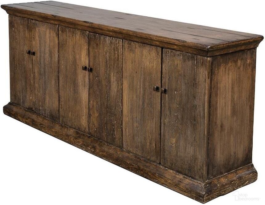 The appearance of Provincial Brown Storage Sideboard designed by Sarreid in the country / farmhouse interior design. This brown piece of furniture was selected by 1StopBedrooms from Provincial Collection to add a touch of cosiness and style into your home. Sku: 52759.