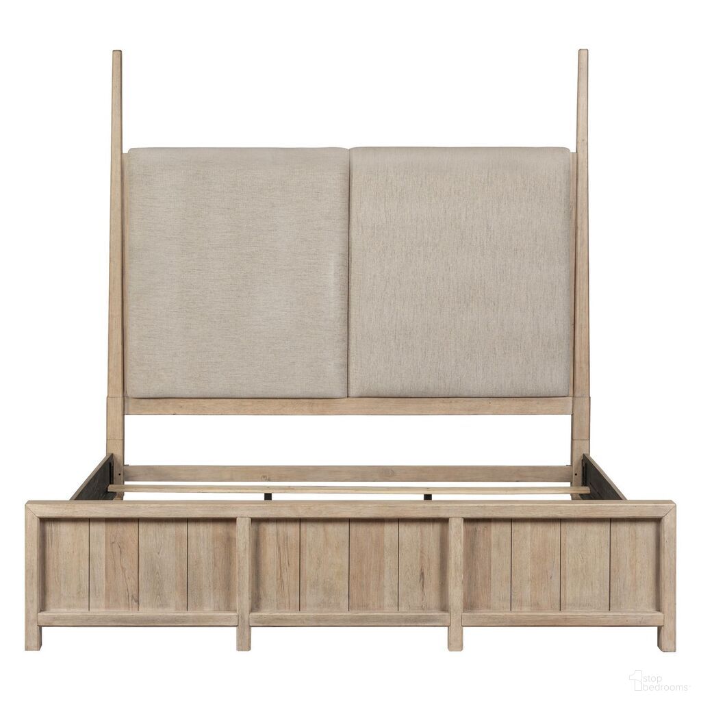 The appearance of Proximity Place California King Poster Bed In Barley Buff designed by Liberty in the transitional interior design. This barley buff piece of furniture was selected by 1StopBedrooms from Proximity Place Collection to add a touch of cosiness and style into your home. Sku: 780-BR03HU;780-BR16;780-BR91C. Bed Type: Poster Bed. Bed Size: California King. Material: Solid Rubberwood.