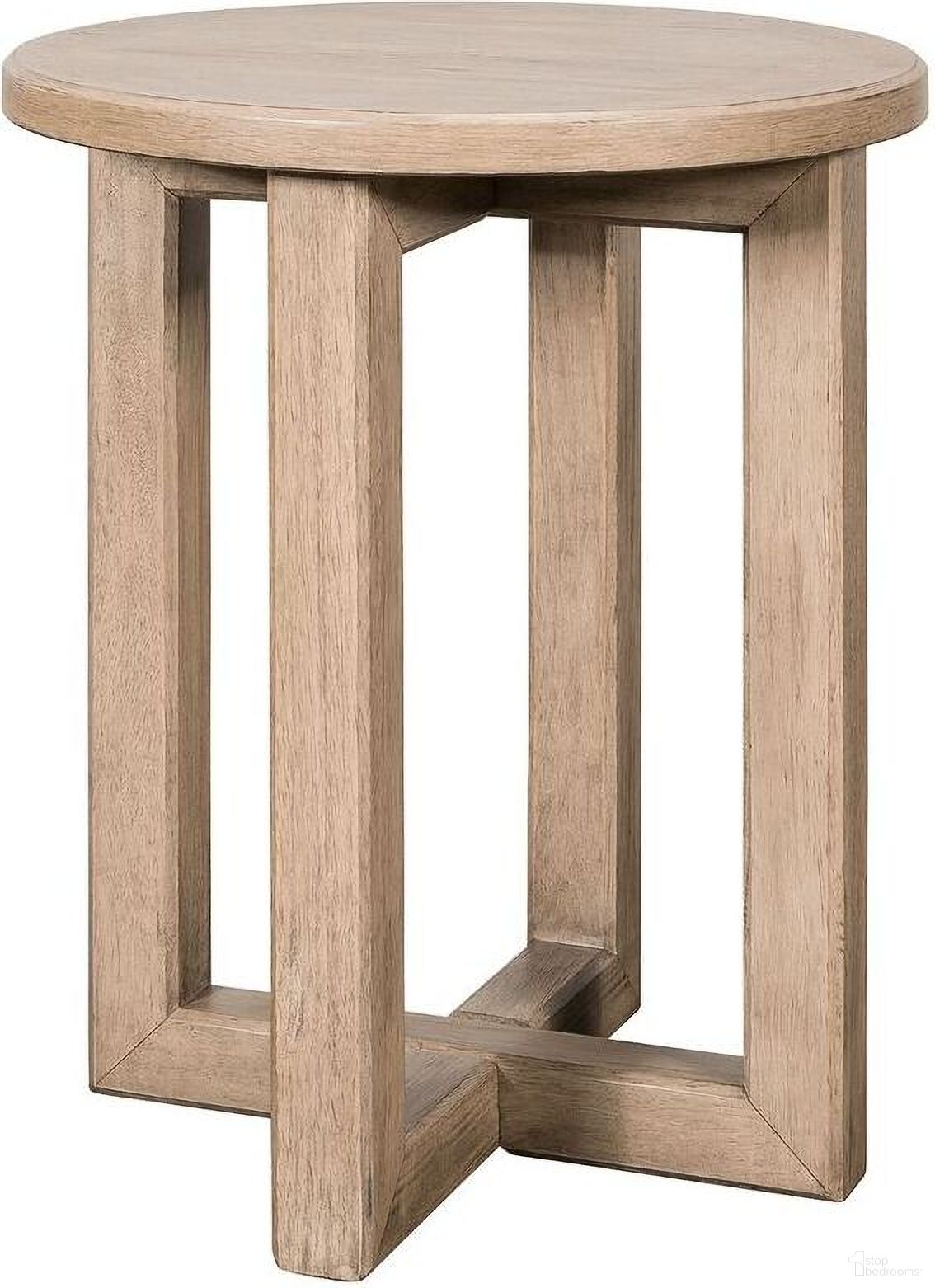 The appearance of Proximity Place Chairside Table In Barley Buff designed by Liberty in the transitional interior design. This barley buff piece of furniture  was selected by 1StopBedrooms from Proximity Place Collection to add a touch of cosiness and style into your home. Sku: 780-OT1021. Material: Solid Rubberwood.