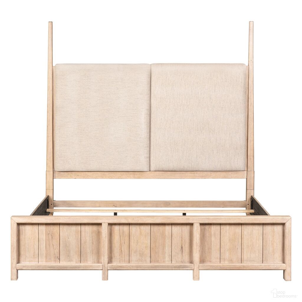 The appearance of Proximity Place Queen Poster Bed In Barley Buff designed by Liberty in the transitional interior design. This barley buff piece of furniture was selected by 1StopBedrooms from Proximity Place Collection to add a touch of cosiness and style into your home. Sku: 780-BR01HU;780-BR14;780-BR91. Bed Type: Poster Bed. Bed Size: Queen. Material: Solid Rubberwood.