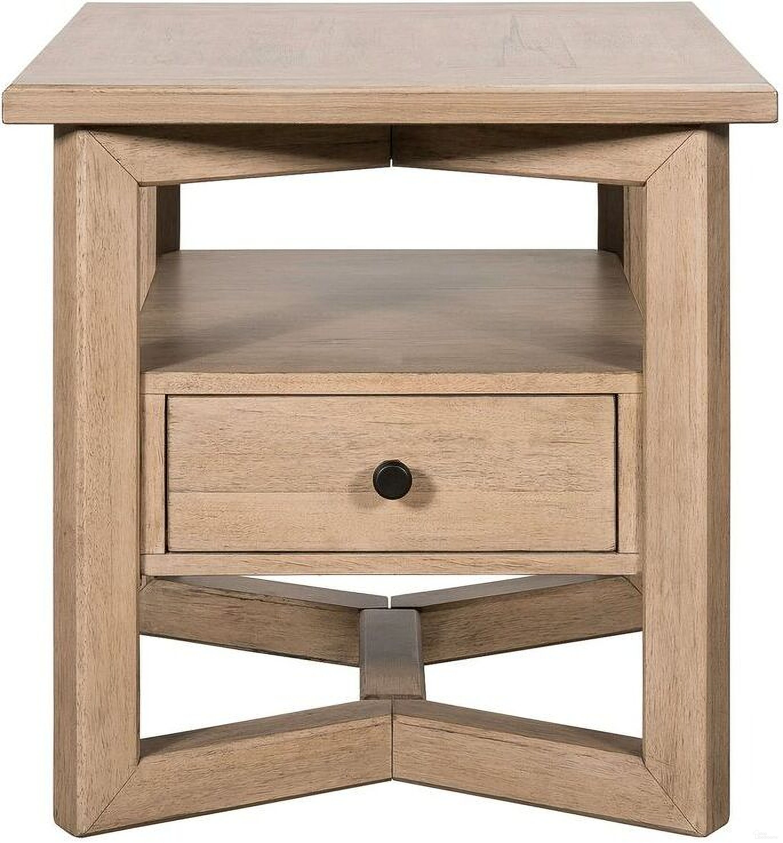 The appearance of Proximity Place Rectangular End Table In Barley Buff designed by Liberty in the transitional interior design. This barley buff piece of furniture was selected by 1StopBedrooms from Proximity Place Collection to add a touch of cosiness and style into your home. Sku: 780-OT1020. Material: Solid Rubberwood.