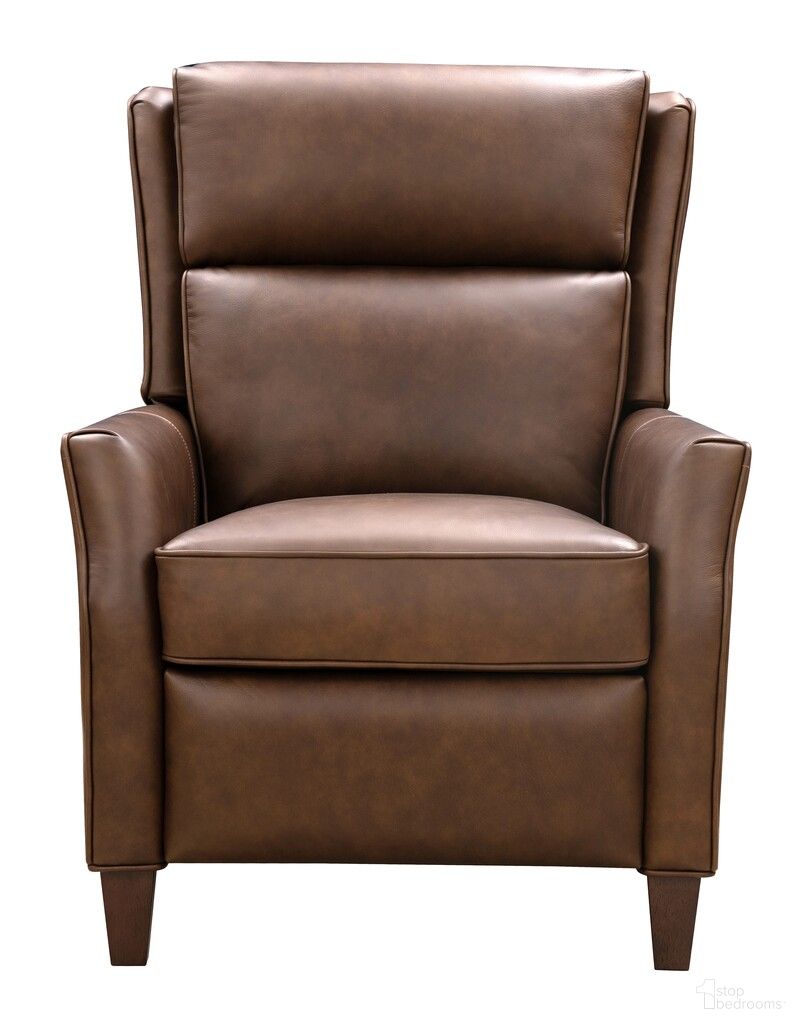 The appearance of Pryce Push Thru The Arms Recliner In Walnut designed by BarcaLounger in the traditional interior design. This walnut piece of furniture was selected by 1StopBedrooms from Pryce Collection to add a touch of cosiness and style into your home. Sku: 71651531087. Material: Leather.