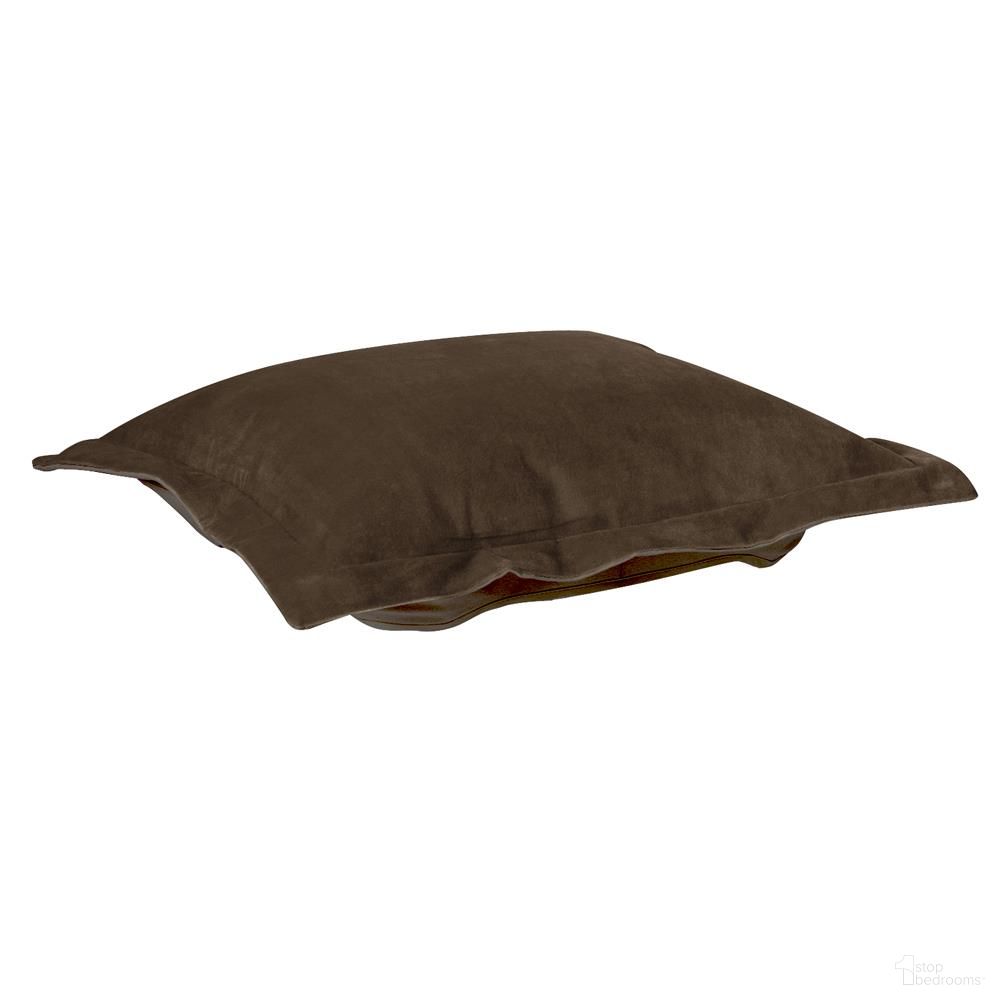 The appearance of Puff Ottoman Cushion Bella (Cushion and Cover Only) In Chocolate designed by Howard Elliott in the modern / contemporary interior design. This chocolate piece of furniture was selected by 1StopBedrooms from Bella Collection to add a touch of cosiness and style into your home. Sku: 310-220P. Material: Polyester.