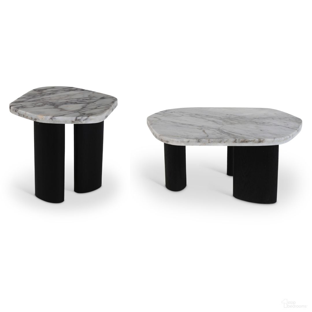 The appearance of Puglia Marble Top and Oak Wood Base Occasional Table Set In White and Black designed by Meridian in the modern / contemporary interior design. This white/black piece of furniture  was selected by 1StopBedrooms from Puglia Collection to add a touch of cosiness and style into your home. Sku: 99058Viola-CT Box 1/2 (Top);99058Viola-CT Box 2/2 (Base);99058Viola-ET Box 1/2 (Top);99058Viola-ET Box 2/2 (Base). Material: Marble.