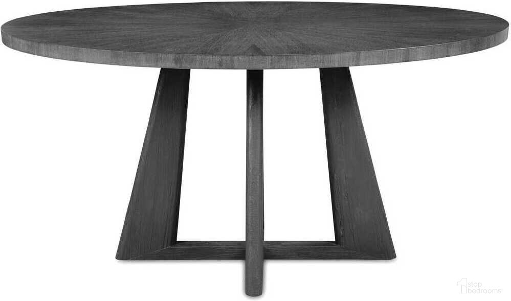 The appearance of Pulsar Round Dining Table In Brown designed by Uttermost in the modern / contemporary interior design. This brown piece of furniture  was selected by 1StopBedrooms from Pulsar Collection to add a touch of cosiness and style into your home. Sku: 24279. Table Base Style: Pedestal. Table Top Shape: Oval. Material: Solid Wood. Size: 44" x 60".