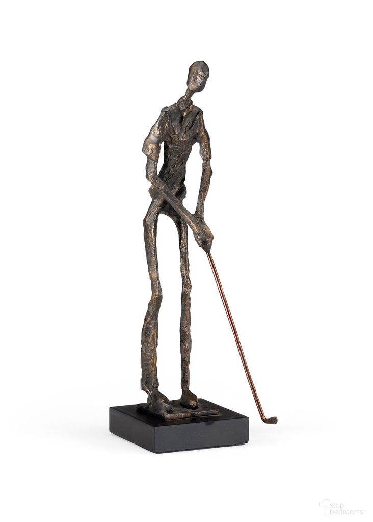 Putting Golfer In Brown