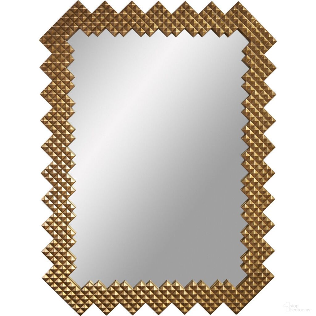The appearance of Pyramidal Mirror In Gold designed by Maitland-Smith in the modern / contemporary interior design. This gold piece of furniture was selected by 1StopBedrooms from Maitland Smith Collection to add a touch of cosiness and style into your home. Sku: 8205-28. Material: Cast Resin.