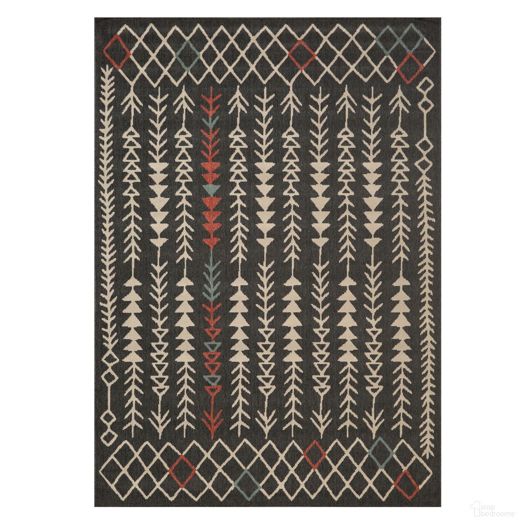 The appearance of Qorza Tribal Power-Loomed Indoor/Outdoor Area Rug In Black and Ivory designed by Rajani Home in the rustic / southwestern interior design. This black/ivory piece of furniture was selected by 1StopBedrooms from Vener Collection to add a touch of cosiness and style into your home. Sku: 0C218459G03048. Material: Polypropylene.