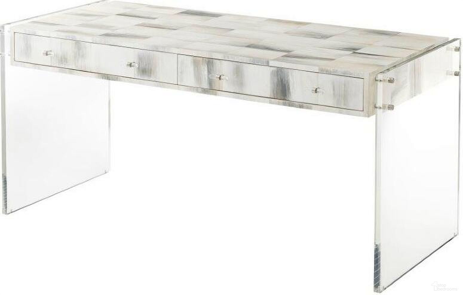 The appearance of Quadrilateral Desk designed by Theodore Alexander in the traditional interior design. This  piece of furniture  was selected by 1StopBedrooms from Biscayne Collection to add a touch of cosiness and style into your home. Sku: 7151-001. Material: Steel.