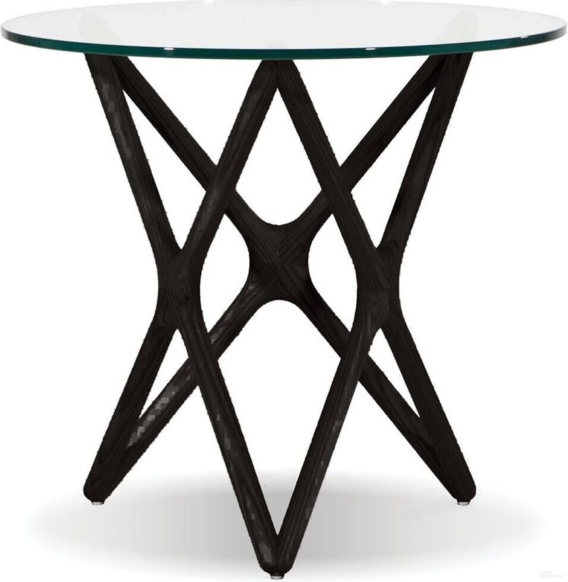 The appearance of Quasar Clear Glass Top With Black Crown Cut Beech End Table Low designed by Mobital in the modern / contemporary interior design. This black piece of furniture  was selected by 1StopBedrooms from Quasar Collection to add a touch of cosiness and style into your home. Sku: WEN-QUAS-BBEE-LOW9. Material: Glass.