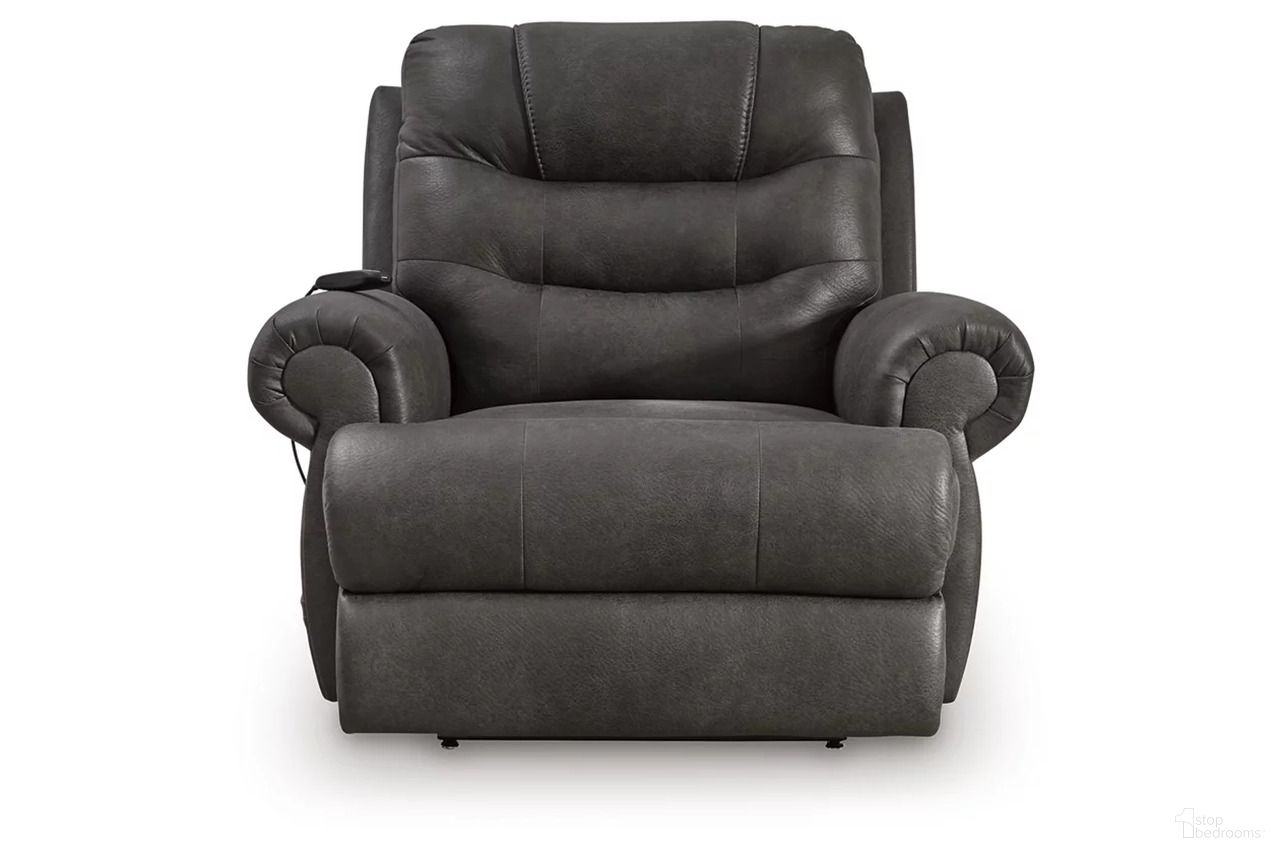 The appearance of Quiet Time Power Lift Recliner In Granite designed by Signature Design by Ashley in the traditional interior design. This granite piece of furniture  was selected by 1StopBedrooms from Quiet Time Collection to add a touch of cosiness and style into your home. Sku: NC8240612. Material: Fabric.
