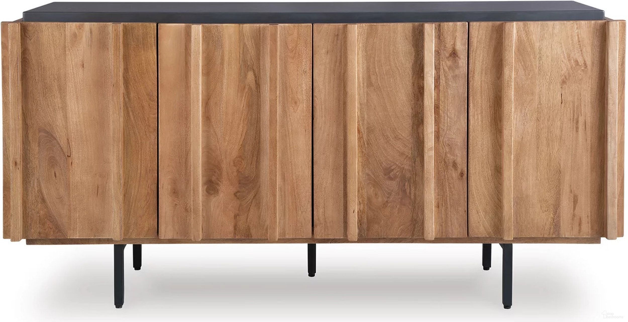 The appearance of Quintavious Accent Cabinet In Brown and Charcoal designed by Signature Design by Ashley in the transitional interior design. This brown/charcoal piece of furniture was selected by 1StopBedrooms from Quintavious Collection to add a touch of cosiness and style into your home. Sku: A4000685.