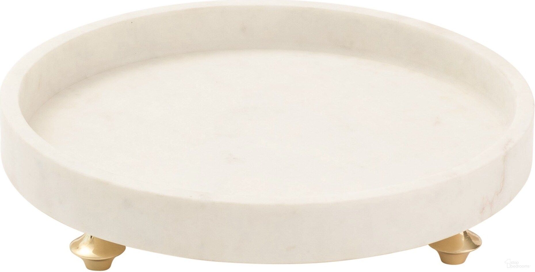 Quintessential Circle Tray In White