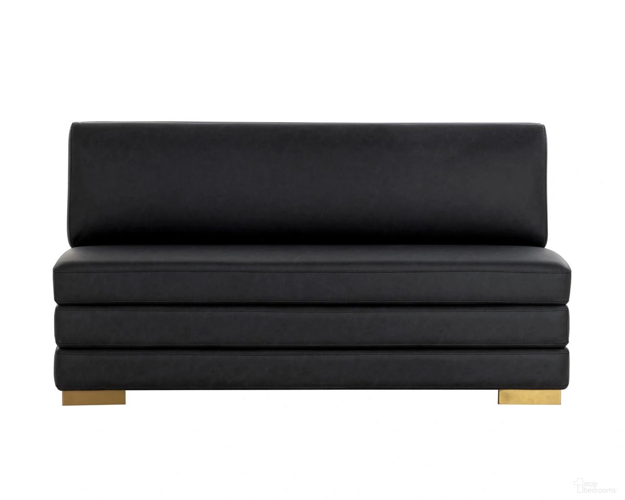 Radcliff Banquette In Bravo Black