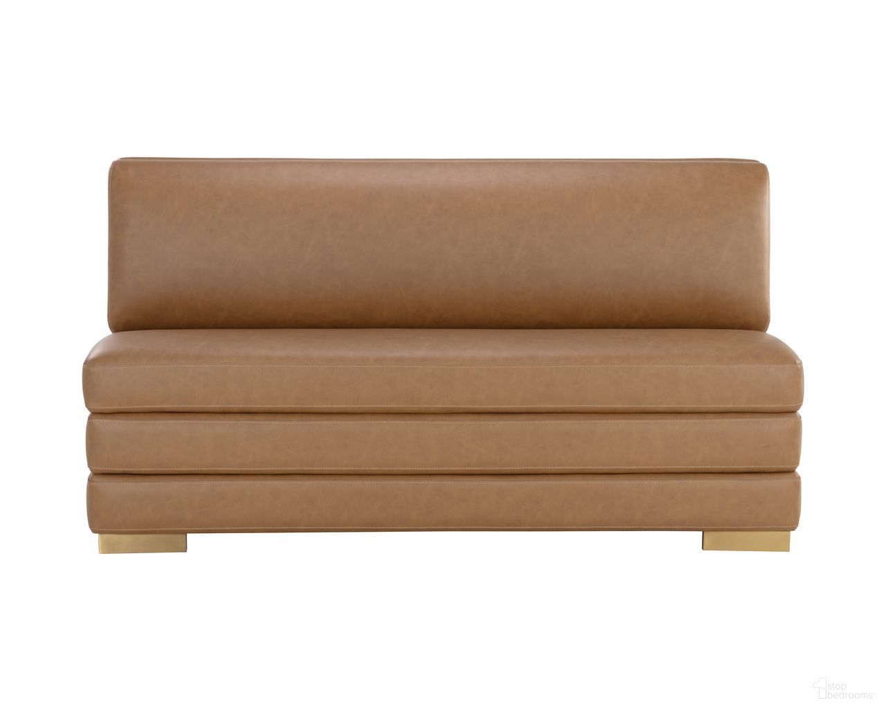 Radcliff Banquette In Milliken Cognac