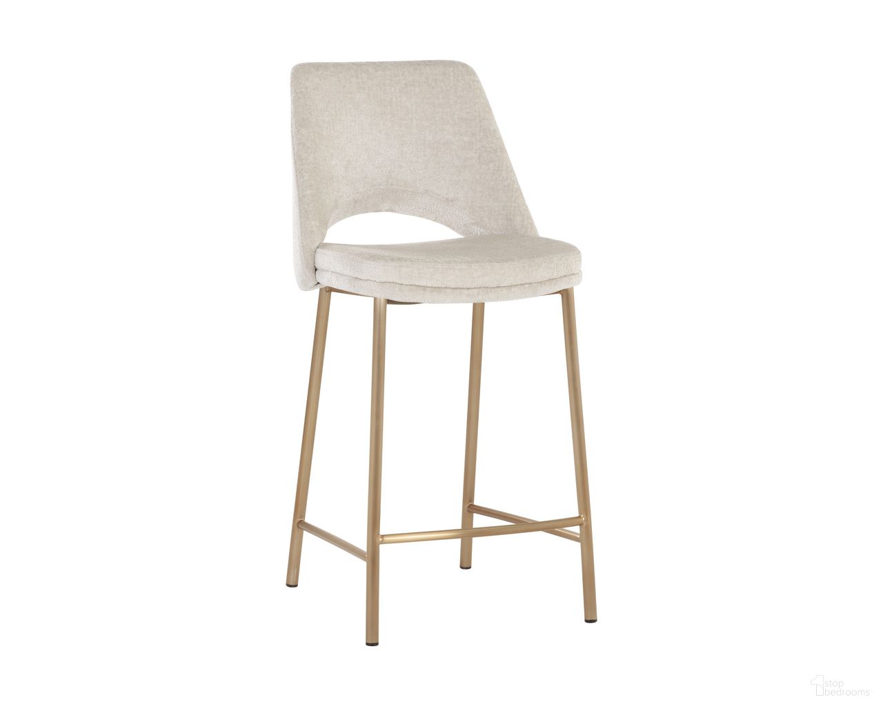 Radella Counter Stool In Bergen Taupe