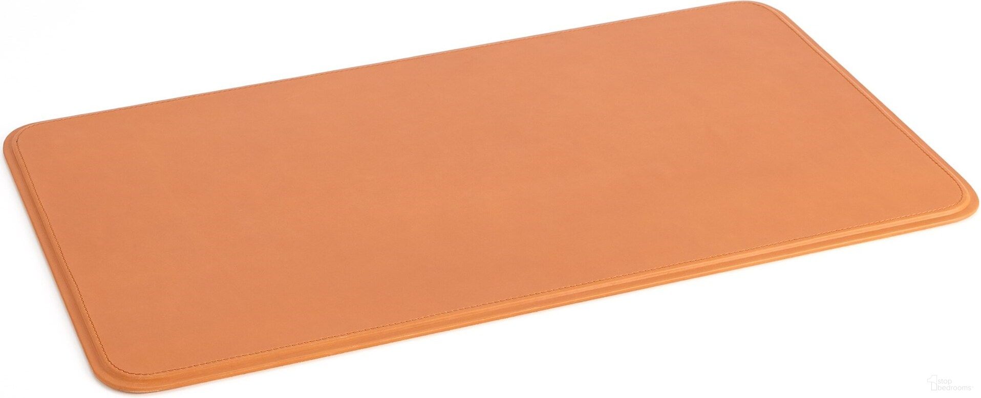 The appearance of Radius Edge Leather Desk Blotter In Orange designed by Global Views in the modern / contemporary interior design. This orange piece of furniture was selected by 1StopBedrooms from Radius Collection to add a touch of cosiness and style into your home. Sku: 993743. Material: Marble.