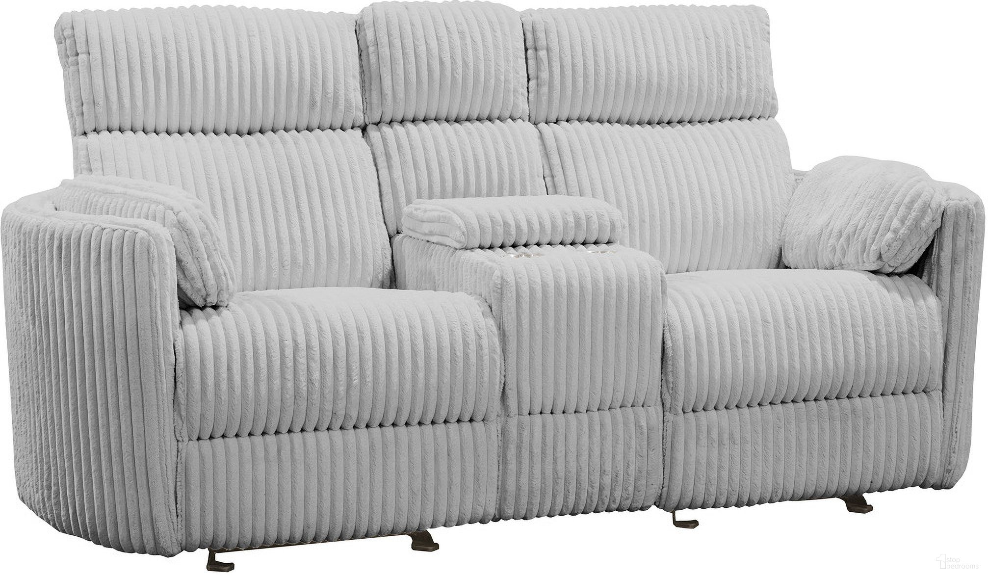 The appearance of Radius Power Glider Reclining Console Loveseat In Grey designed by Parker House in the modern / contemporary interior design. This grey piece of furniture  was selected by 1StopBedrooms from Radius Collection to add a touch of cosiness and style into your home. Sku: MRAD#822CPG-MGGR. Material: Polyester.