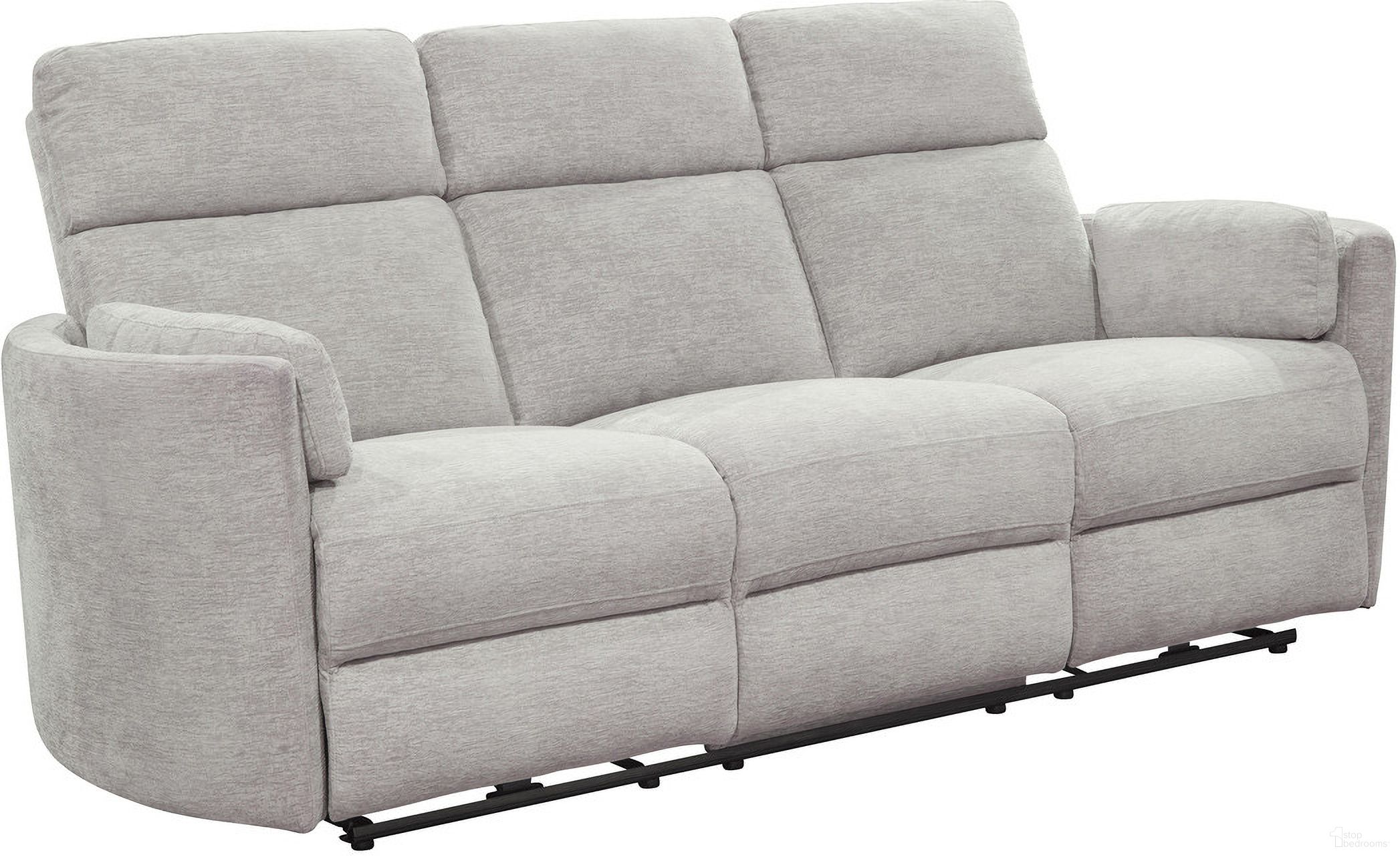 The appearance of Radius Power Reclining Sofa In Mineral designed by Parker House in the modern / contemporary interior design. This mineral piece of furniture  was selected by 1StopBedrooms from Radius Collection to add a touch of cosiness and style into your home. Sku: MRAD#832P-MIN. Material: Polyester.
