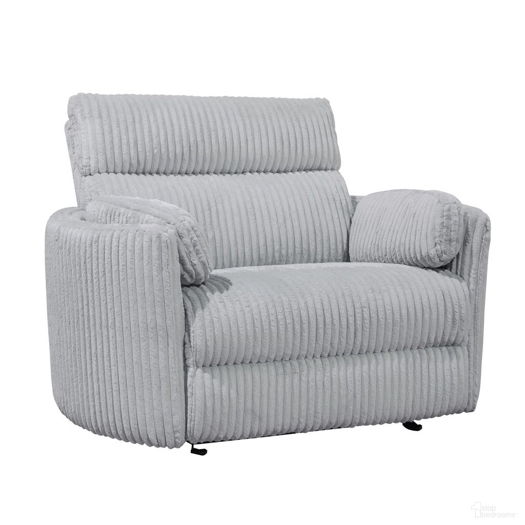 The appearance of Radius XL Extra Wide Power Glider Recliner In Grey designed by Parker House in the modern / contemporary interior design. This grey piece of furniture  was selected by 1StopBedrooms from Radius Collection to add a touch of cosiness and style into your home. Sku: MRAD#812GP-XL-MGGR. Material: Polyester.