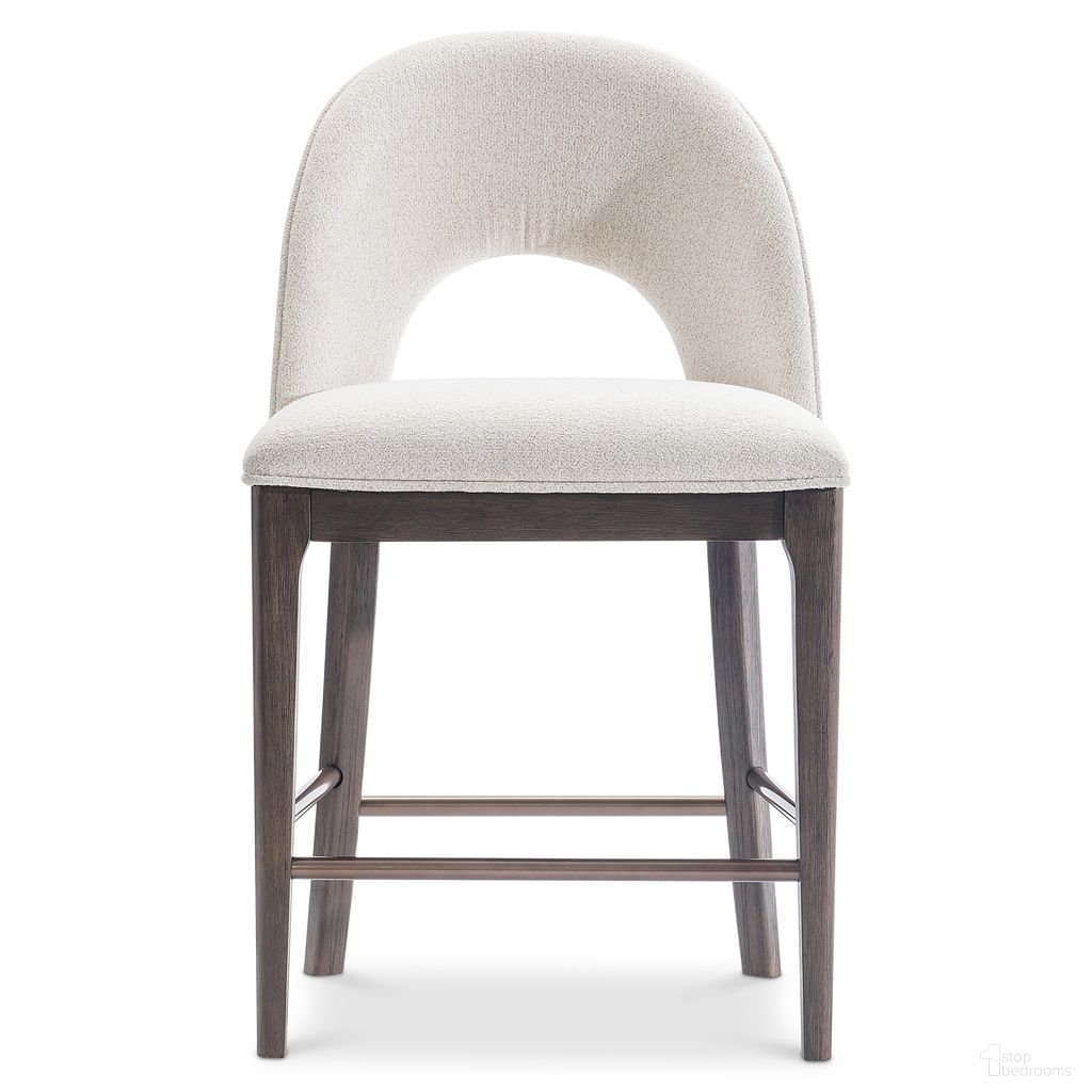 Raff Counter Stool In Beige and Tan