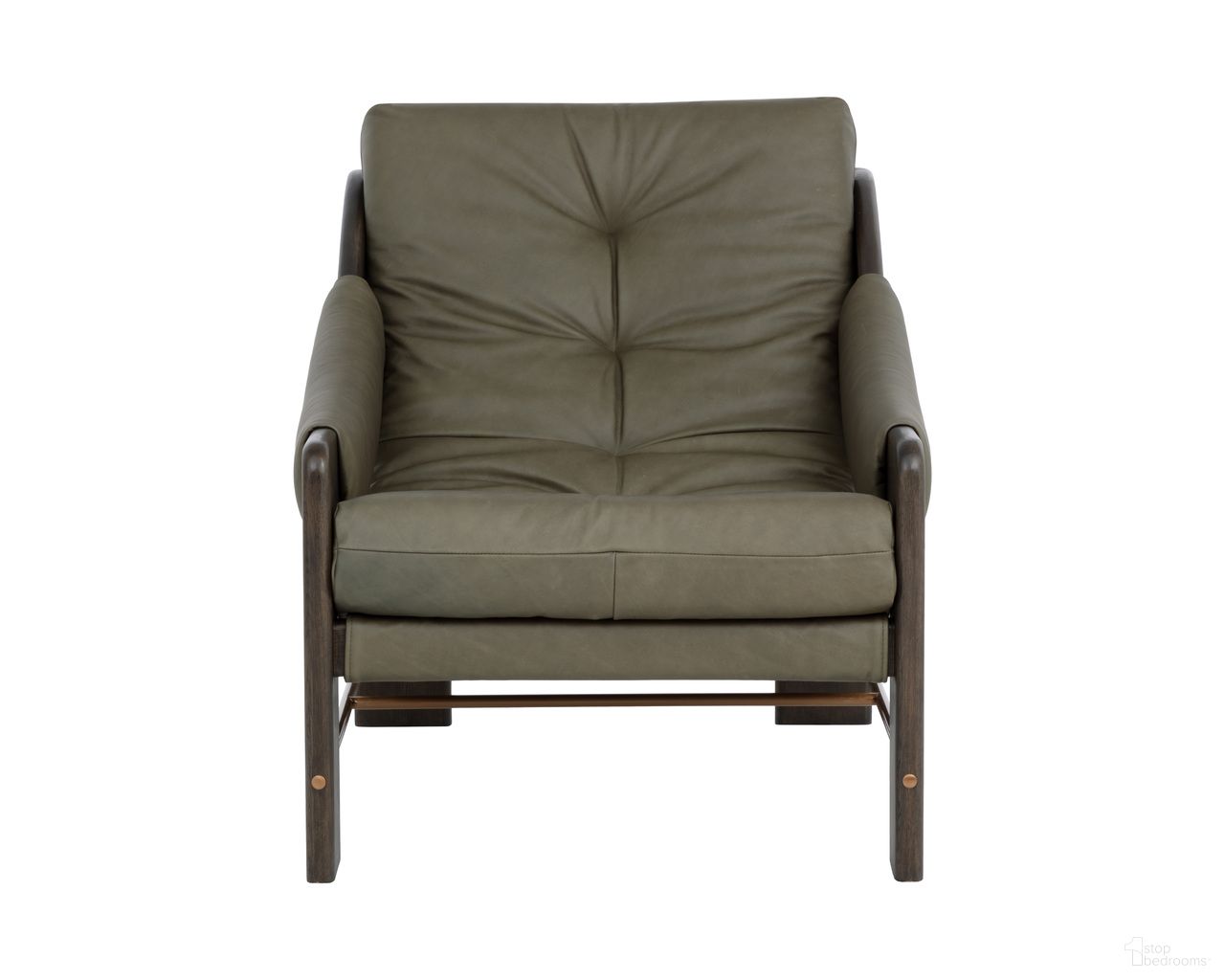 Rafferty Lounge Chair In Brown and Ludlow Dark Olive