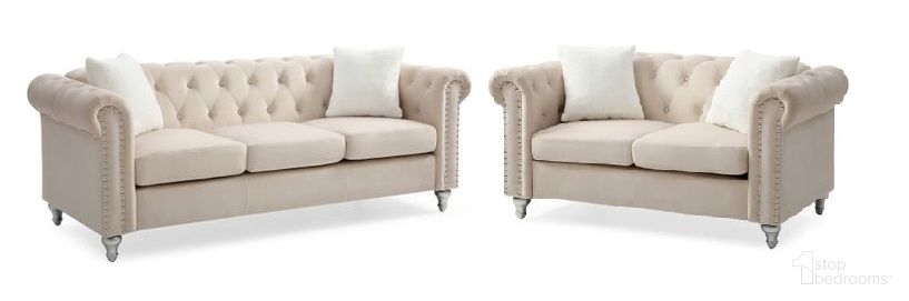 The appearance of Raisa Living Room Set In Beige designed by Glory in the modern / contemporary interior design. This beige piece of furniture was selected by 1StopBedrooms from Raisa Collection to add a touch of cosiness and style into your home. Sku: G867A-S-Sofa Seat and Frame;G867A-S-Sofa Back;G867A-S-Sofa Arms;G867A-L-Love Seat Arms and Frame;G867A-L-Loveseat Back. Material: Wood.