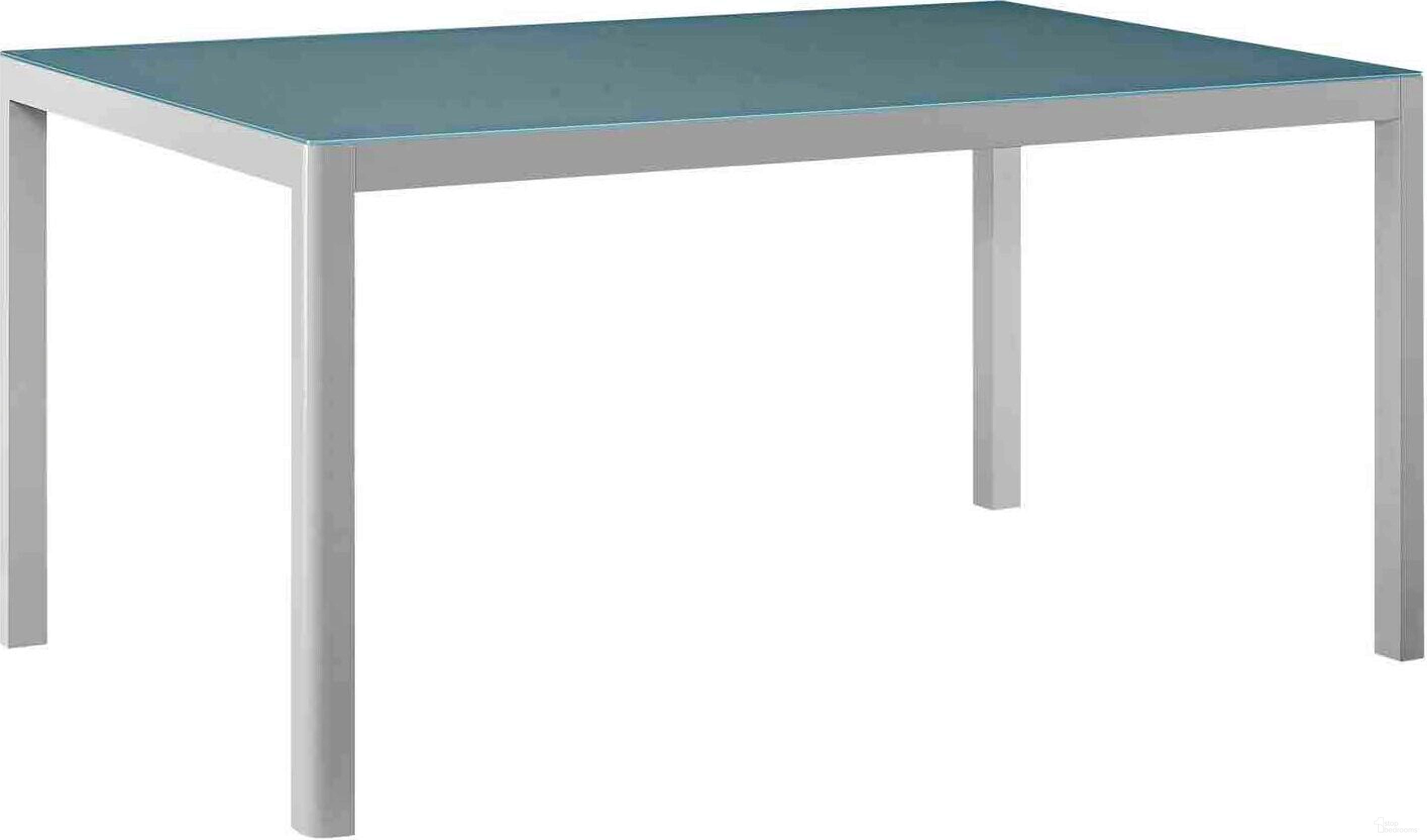 The appearance of Raleigh 59 Inch Outdoor Patio Aluminum Dining Table designed by Modway in the modern / contemporary interior design. This white piece of furniture was selected by 1StopBedrooms from Raleigh Collection to add a touch of cosiness and style into your home. Sku: EEI-3576-WHI. Material: Aluminum. Table Top Shape: Rectangular.
