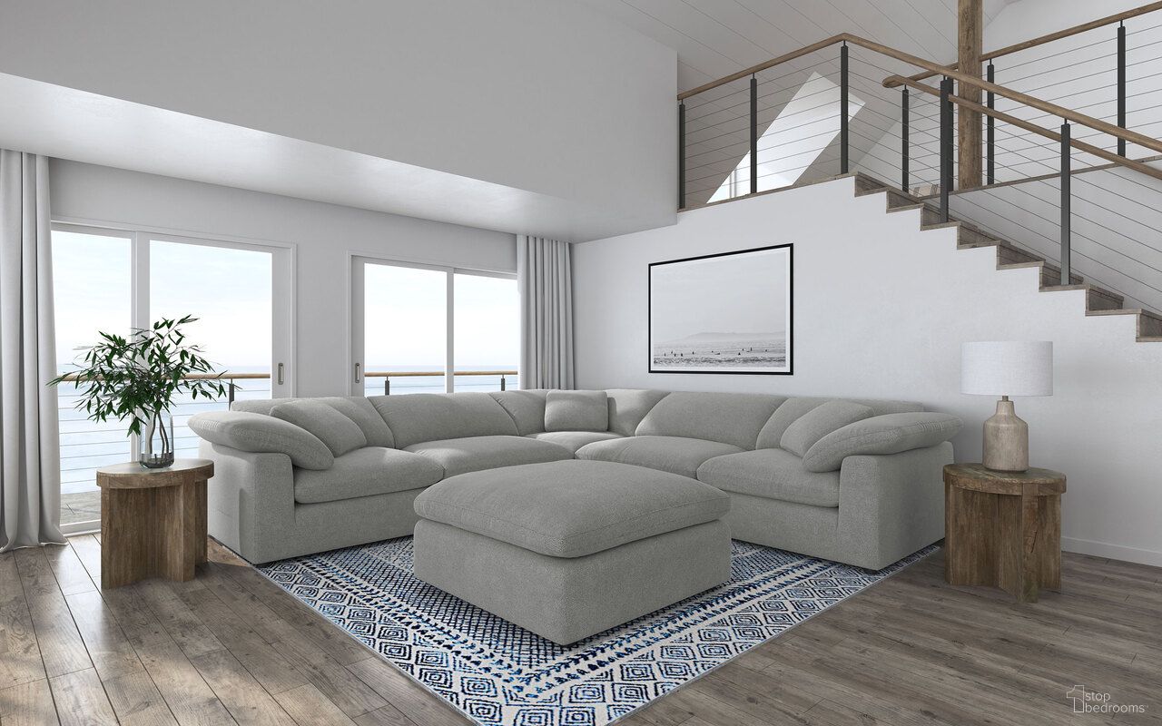The appearance of Raleigh 6-piece Boucle Upholstered Modular Sectional In Grey designed by Coaster in the transitional interior design. This grey piece of furniture was selected by 1StopBedrooms from Raleigh Collection to add a touch of cosiness and style into your home. Sku: 551754;551754;551755;551755;551755;551756. Layout: L-Shape. Material: Boucle.