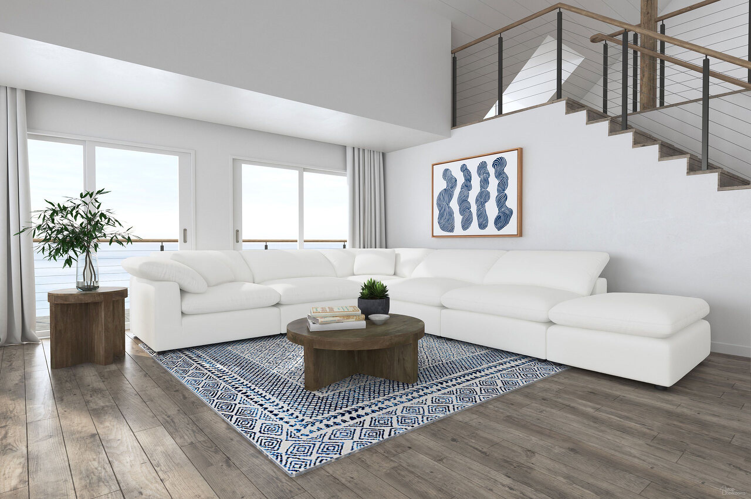 The appearance of Raleigh 6-piece Boucle Upholstered Modular Sectional In Ivory designed by Coaster in the transitional interior design. This ivory piece of furniture was selected by 1StopBedrooms from Raleigh Collection to add a touch of cosiness and style into your home. Sku: 551751;551751;551751;551752;551752;551753. Material: Boucle.