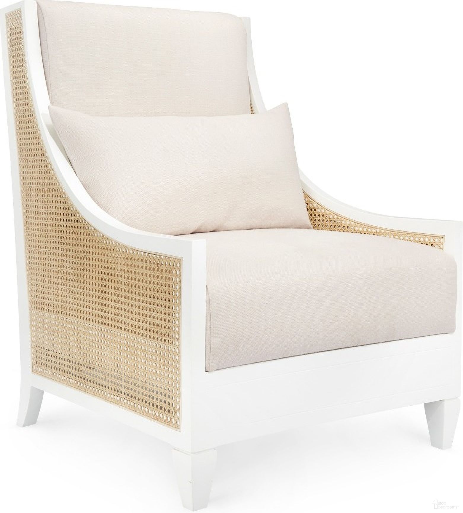 The appearance of Raleigh Club Chair In Eggshell White designed by Villa & House in the transitional interior design. This eggshell white piece of furniture  was selected by 1StopBedrooms from Raleigh Collection to add a touch of cosiness and style into your home. Sku: RAL-565-09. Material: Linen.