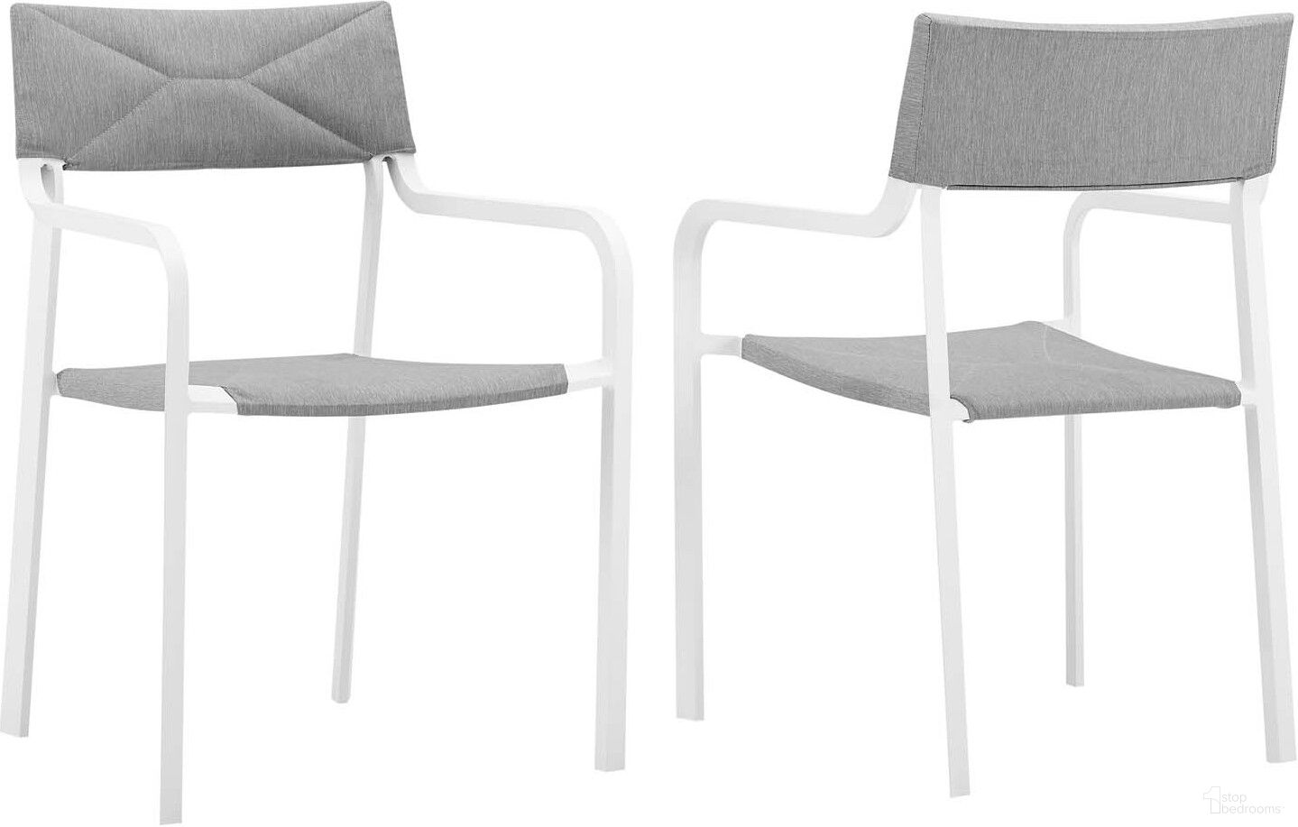 The appearance of Raleigh White and Gray Outdoor Patio Aluminum Arm Chair Set of 2 designed by Modway in the modern / contemporary interior design. This white and gray piece of furniture was selected by 1StopBedrooms from Raleigh Collection to add a touch of cosiness and style into your home. Sku: EEI-3573-WHI-GRY;EEI-3573-WHI-GRY. Material: Aluminium.