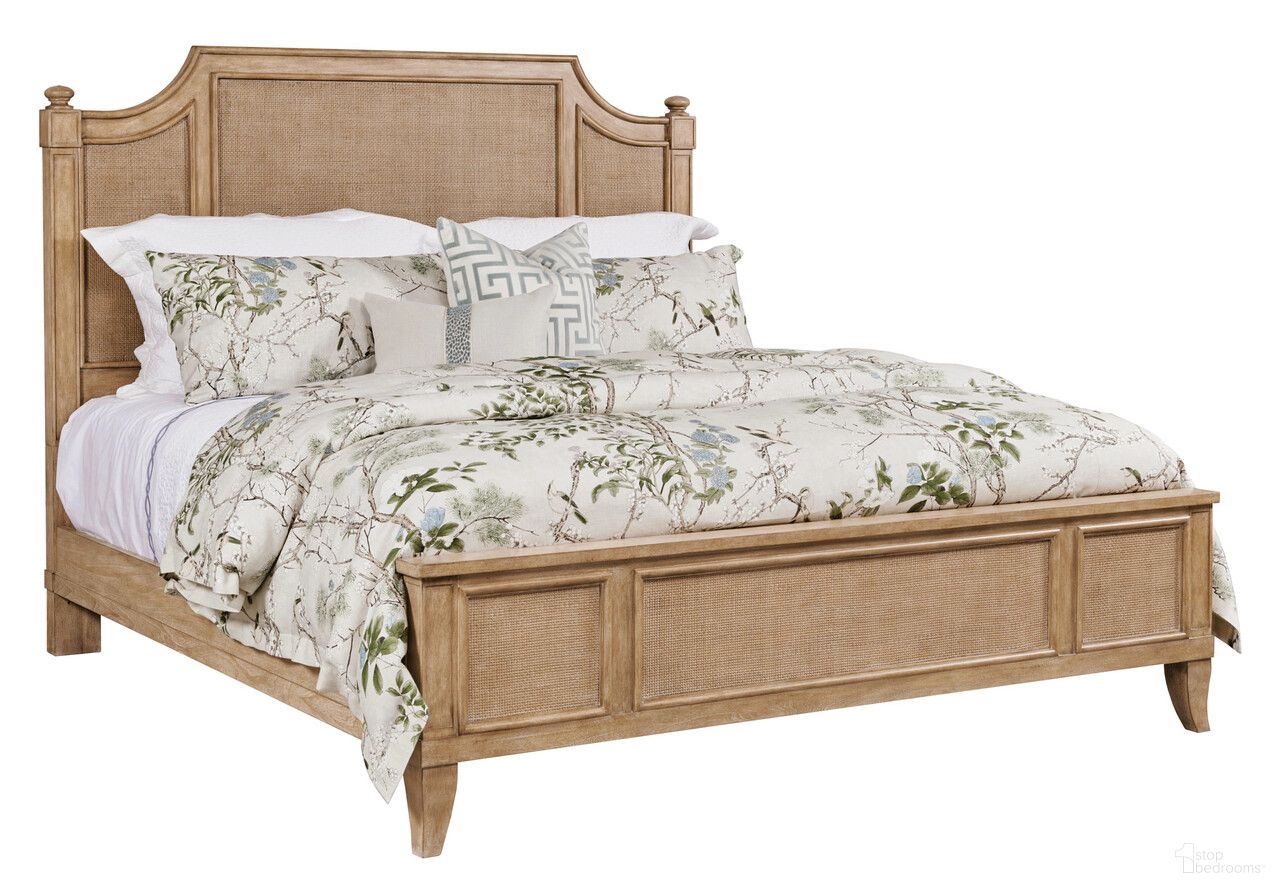 Randall California King Panel Bed In Caramel