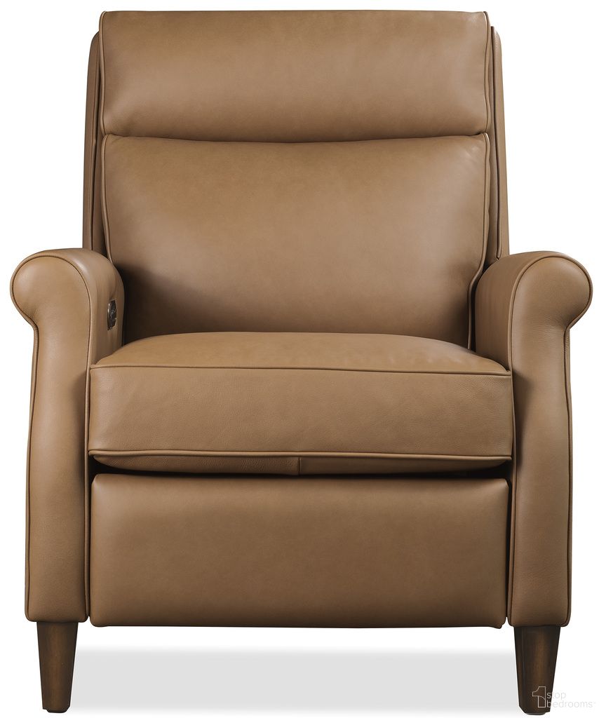 Randall Power Recliner with Pop-Up Headrest In Brown