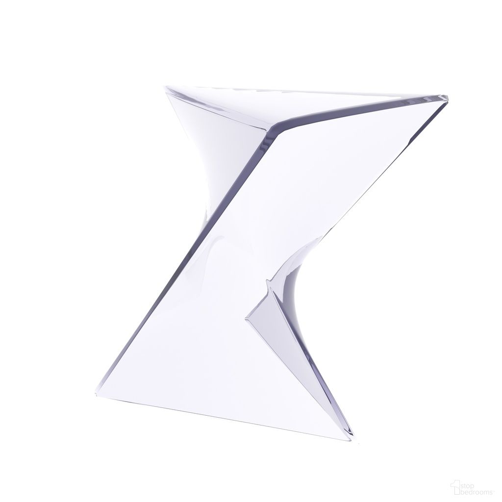 The appearance of Randolph Accent Side Table Indoor and Outdoor Use Set of 4 In Clear designed by LeisureMod in the modern / contemporary interior design. This clear piece of furniture  was selected by 1StopBedrooms from Randolph Collection to add a touch of cosiness and style into your home. Sku: RS17CL4. Table Top Shape: Square. Material: Plastic.