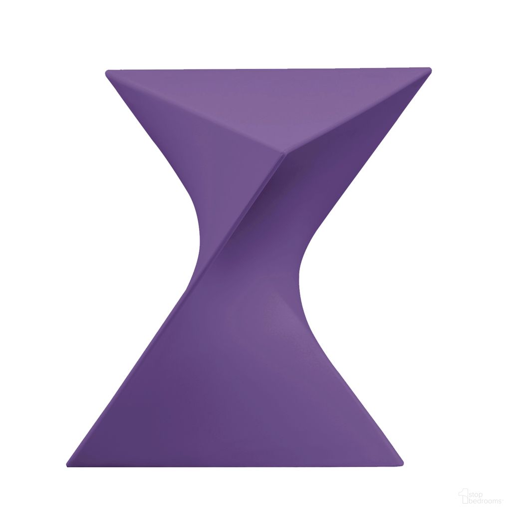 Randolph Modern Side Table Set of 2 In Purple