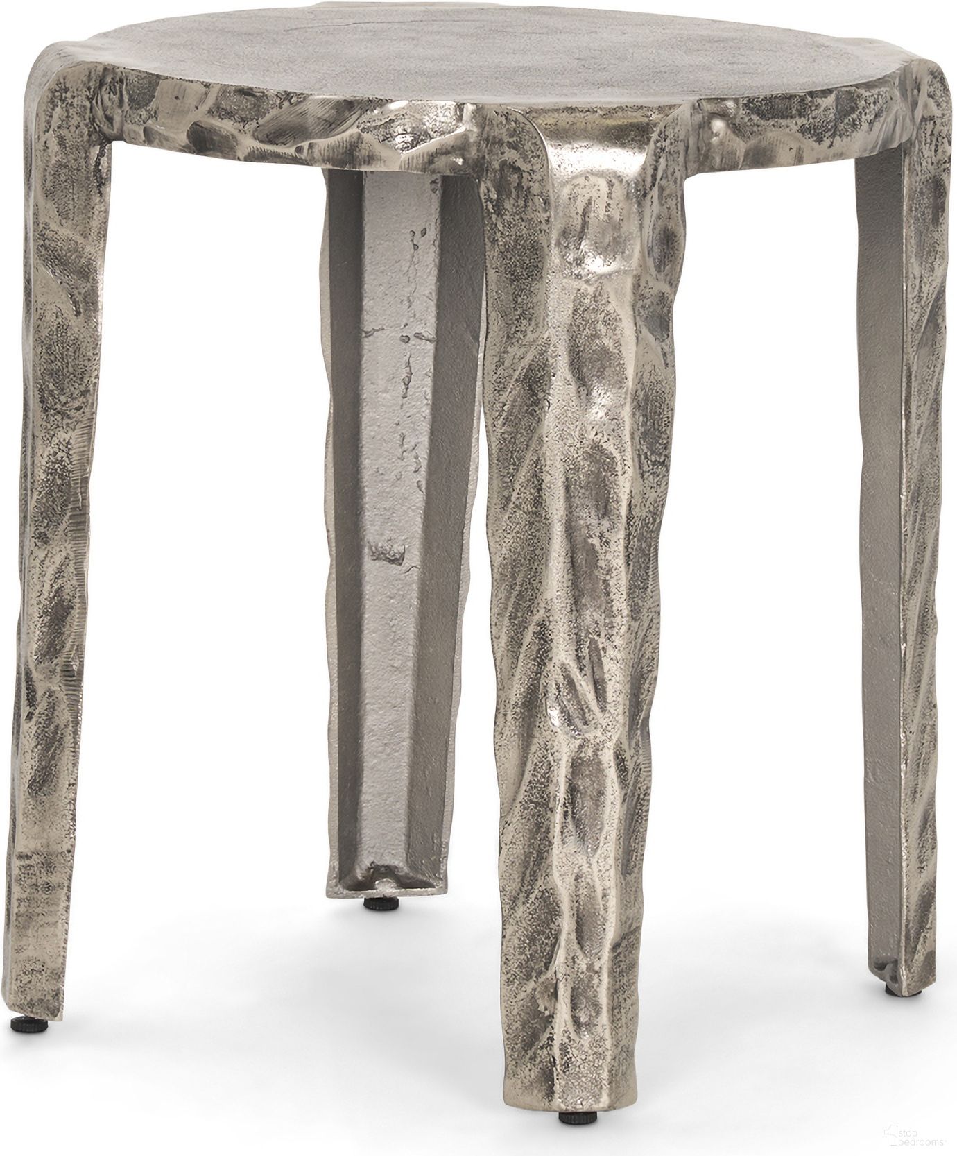 Randy Accent Table In Nickel