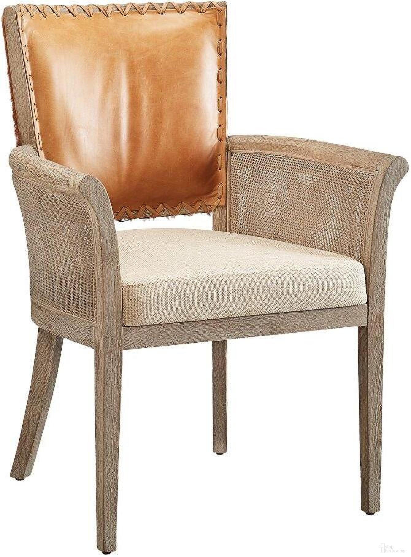 The appearance of Range Arm Chair designed by Furniture Classics in the country / farmhouse interior design. This caramel piece of furniture was selected by 1StopBedrooms from Range Collection to add a touch of cosiness and style into your home. Sku: 20-241. Material: Wood.