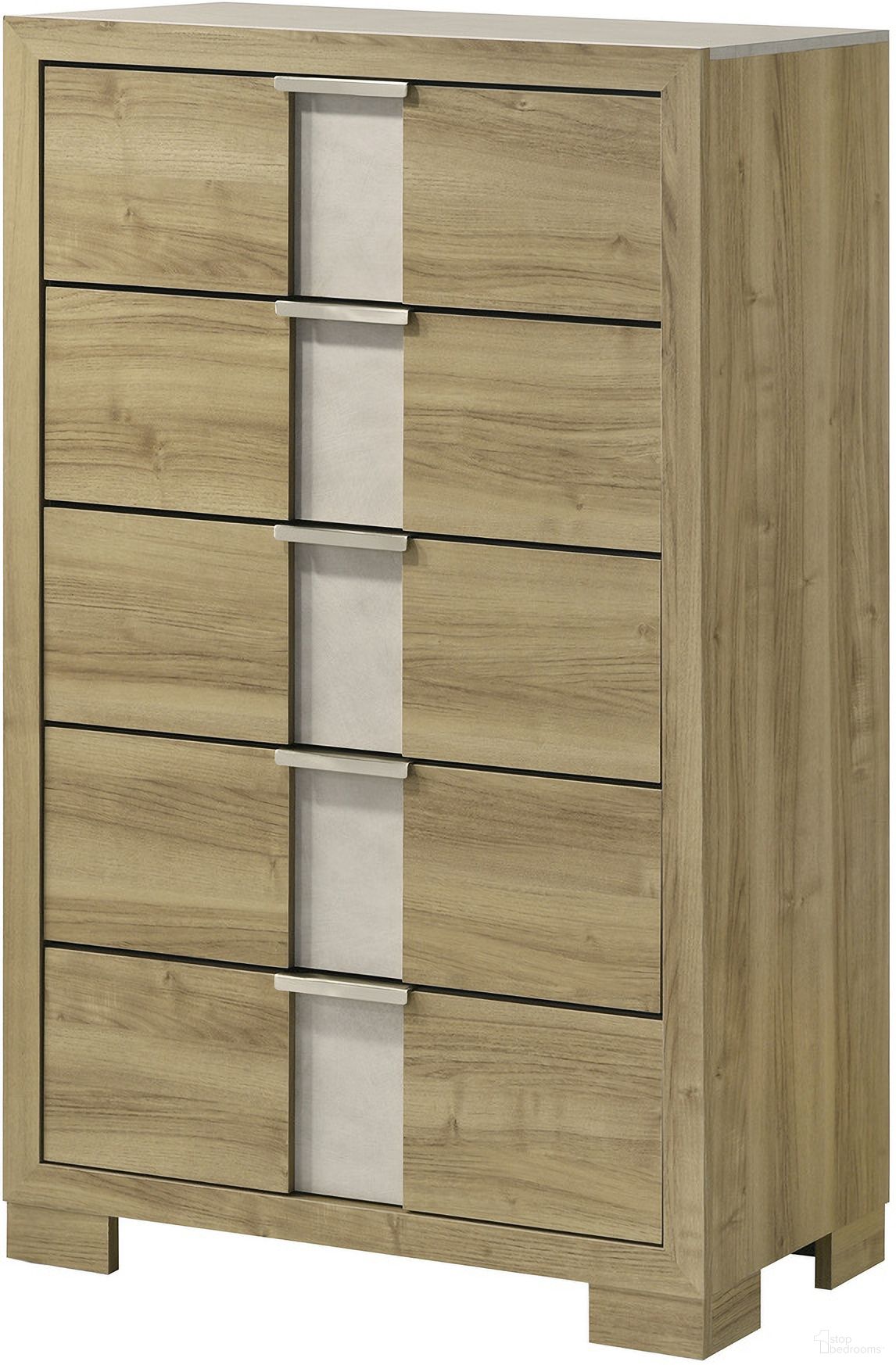 The appearance of Rangley Chest In Driftwood designed by Crown Mark in the modern / contemporary interior design. This driftwood piece of furniture was selected by 1StopBedrooms from Rangley Collection to add a touch of cosiness and style into your home. Sku: B6832-4. Material: MDF.
