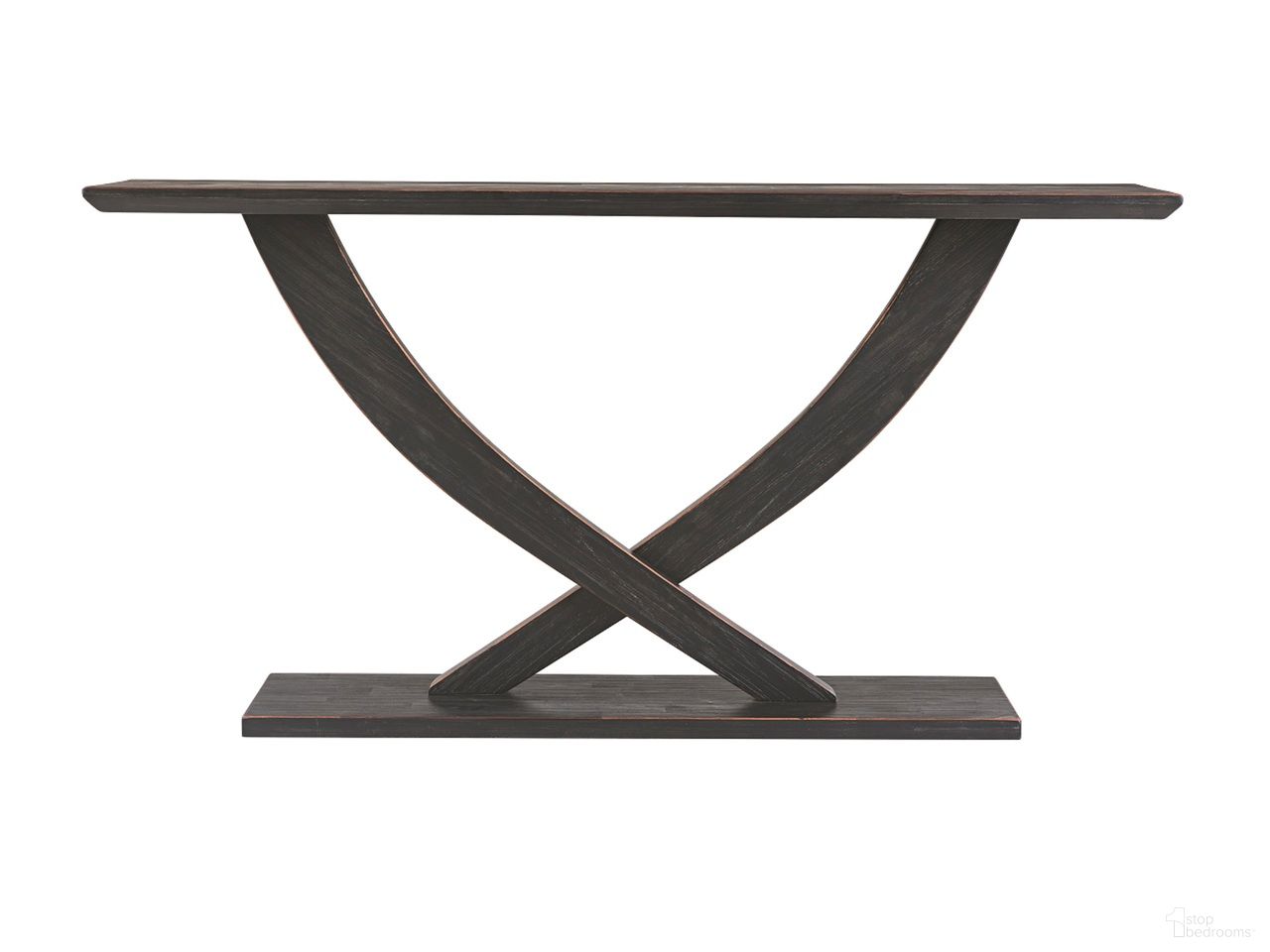 The appearance of Rasmus Console Table In Black Charcoal designed by Boraam Industries in the modern / contemporary interior design. This black charcoal piece of furniture was selected by 1StopBedrooms from Rasmus Collection to add a touch of cosiness and style into your home. Sku: 77326. Material: Acacia Wood.